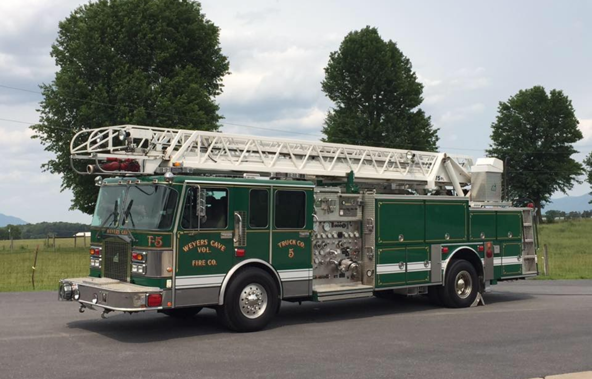 weyers cave fire truck