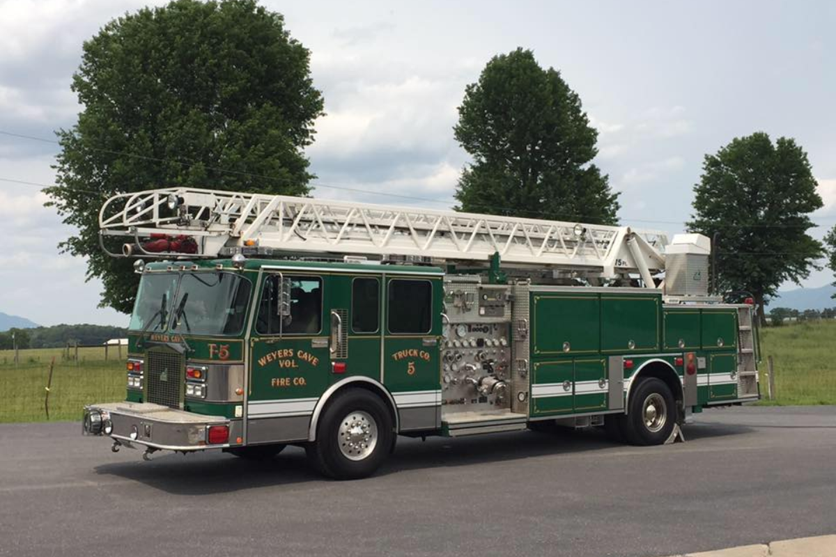 weyers cave fire truck