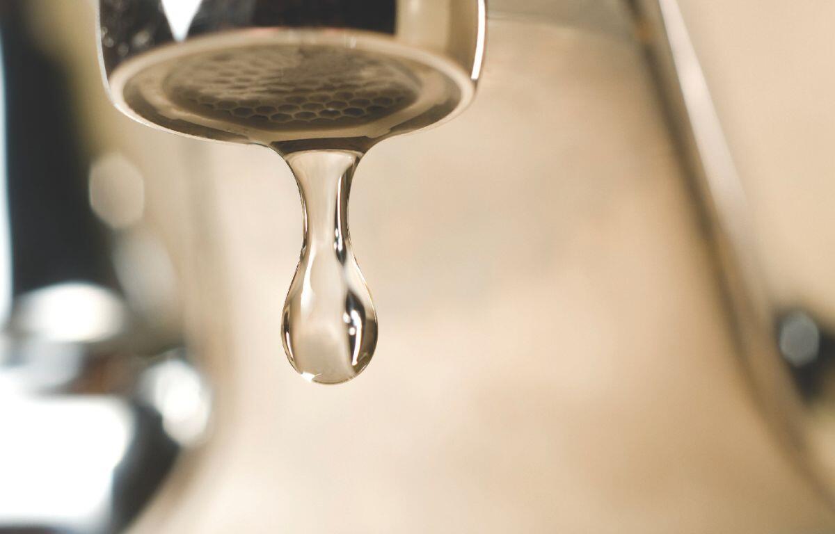 water dripping frozen pipes