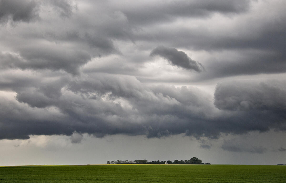 Prairie Storm Clouds Canada
