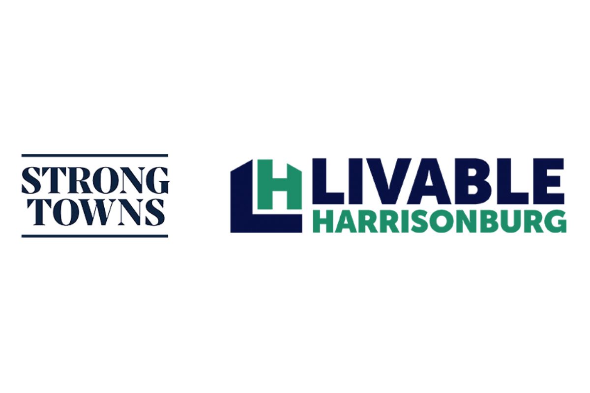 Strong Towns and Livable Harrisonburg logos