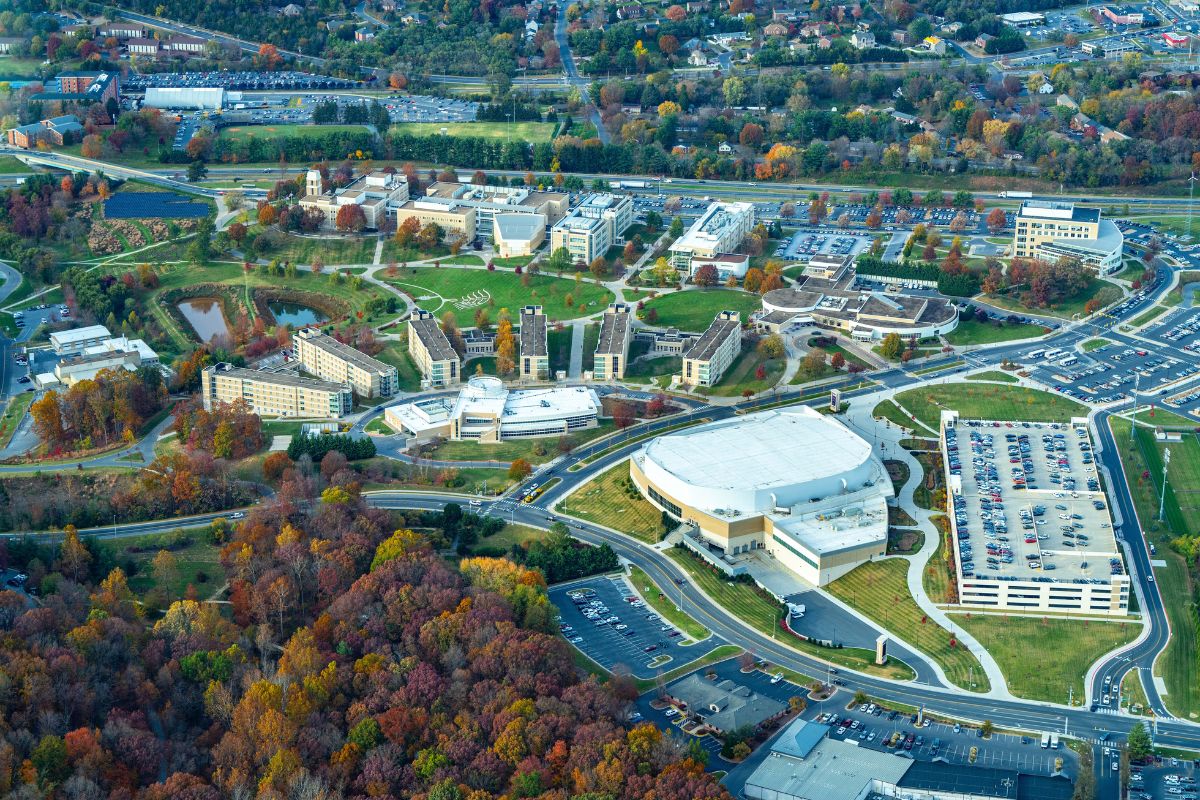 JMU Campus Aerial Flight