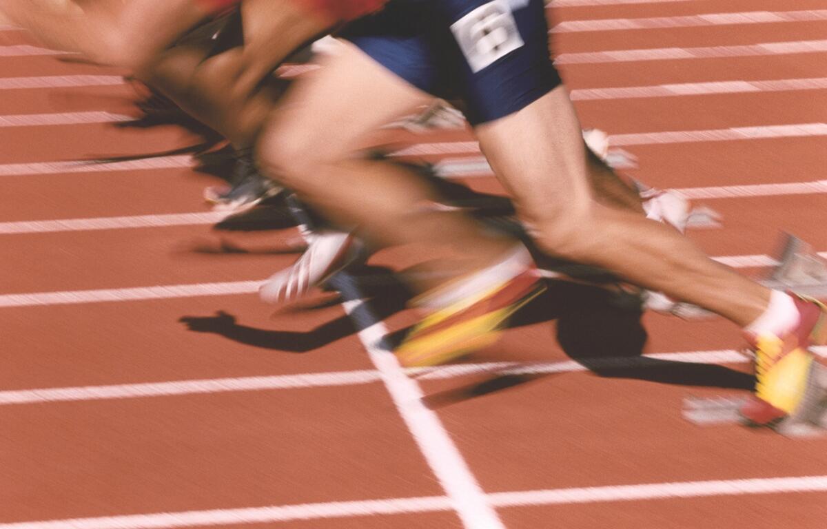 Running on a track