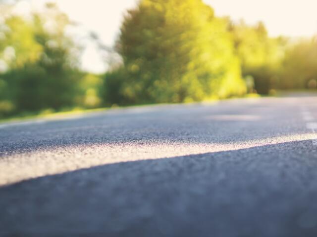Closeup of road