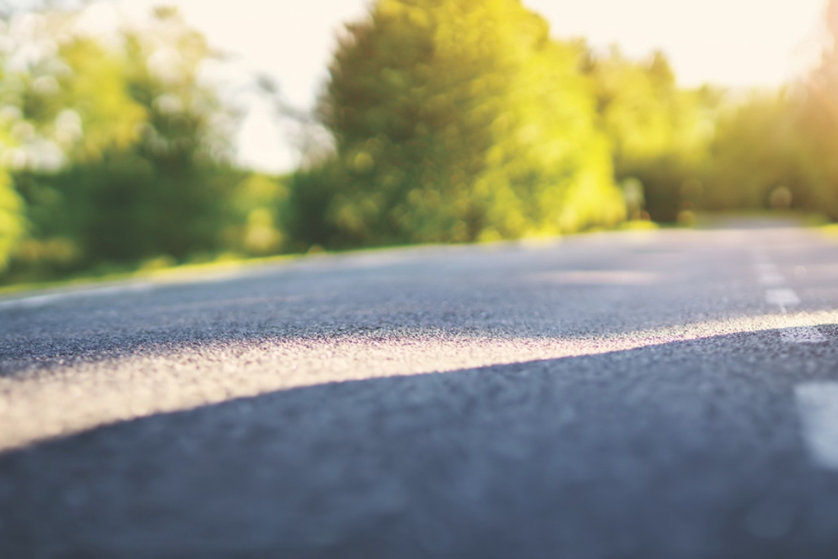 Closeup of road