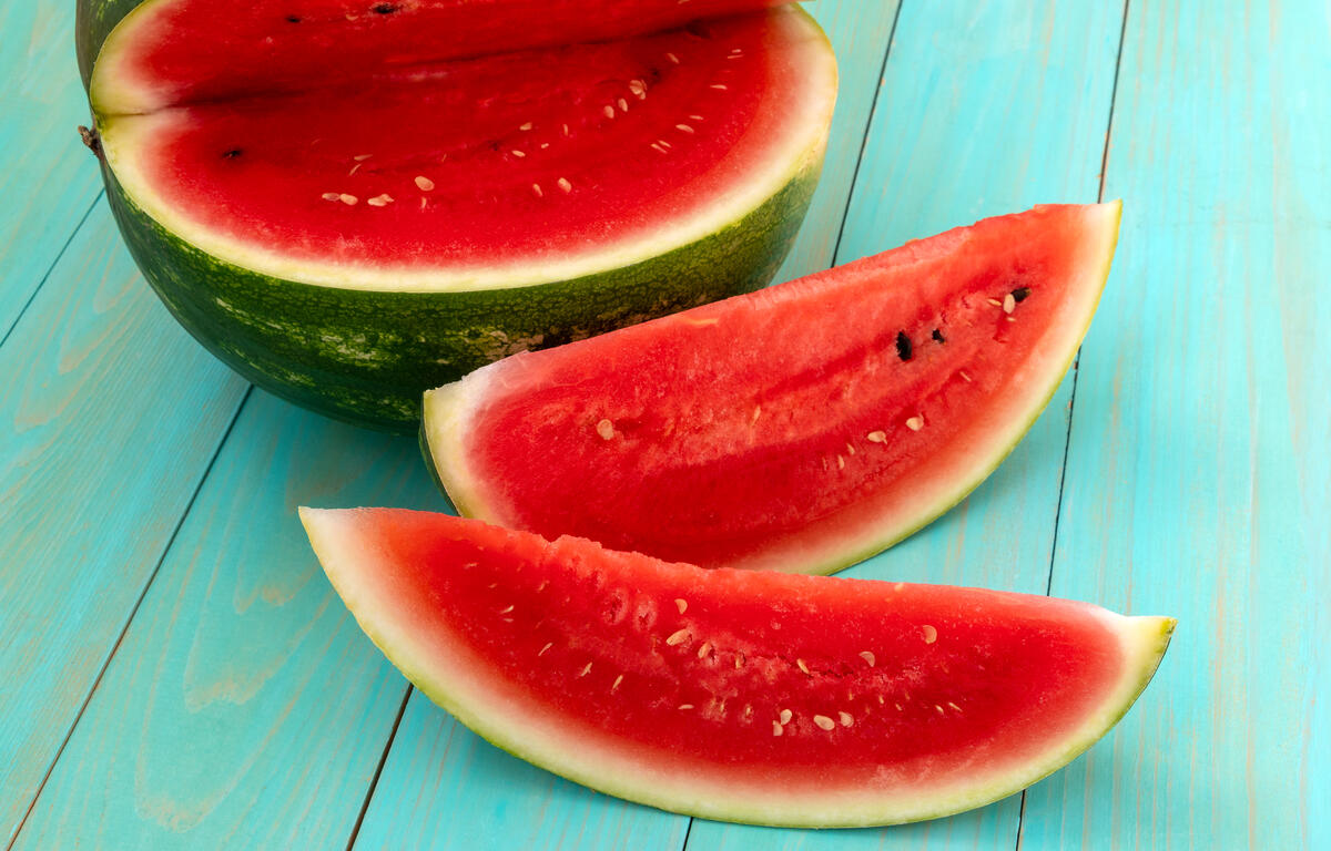 Watermelon harvest fruit