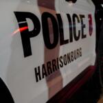 Up close of a Harrisonburg Police car.