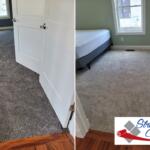 Carpet install by Strickler Carpet