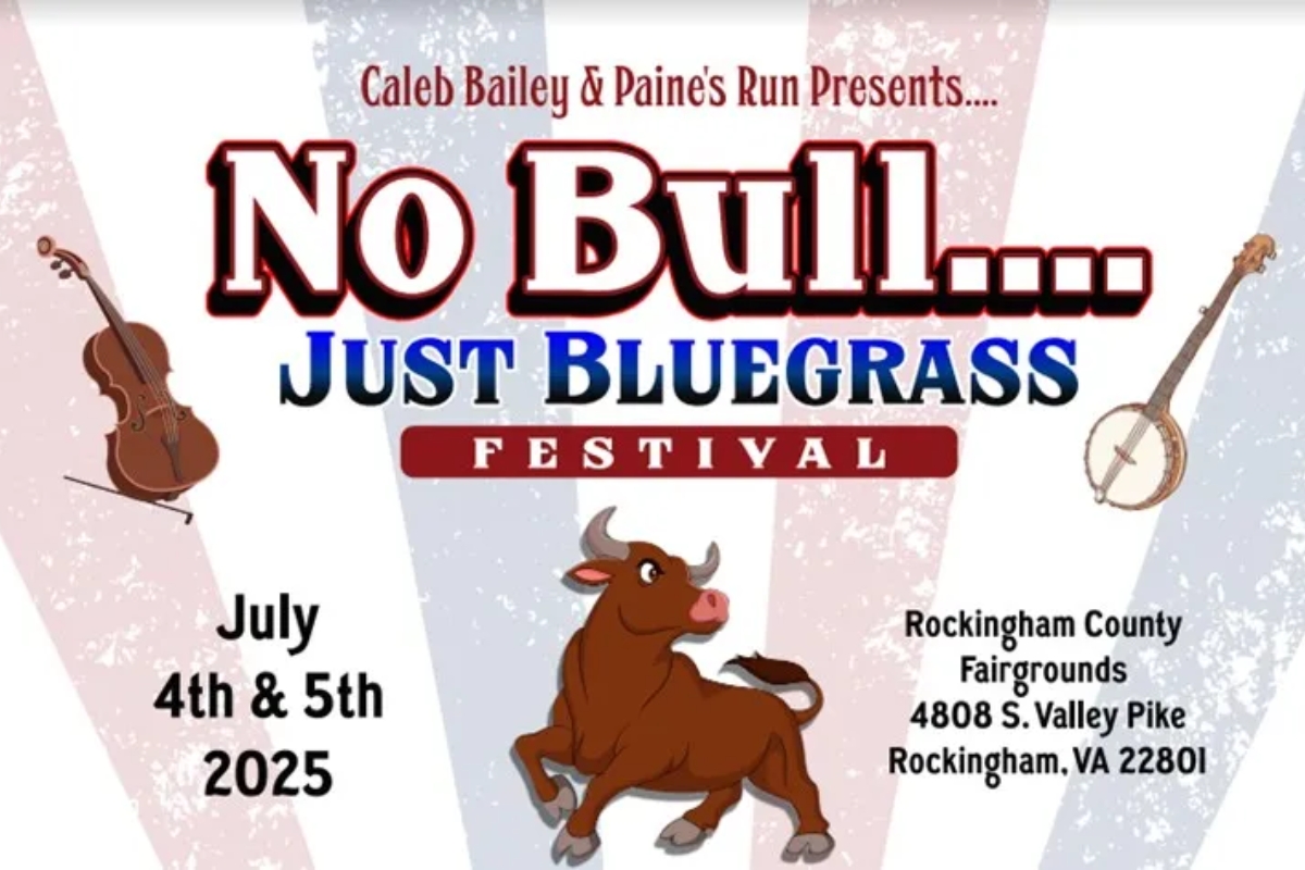 Flyer for No Bull Just Bluegrass Festival