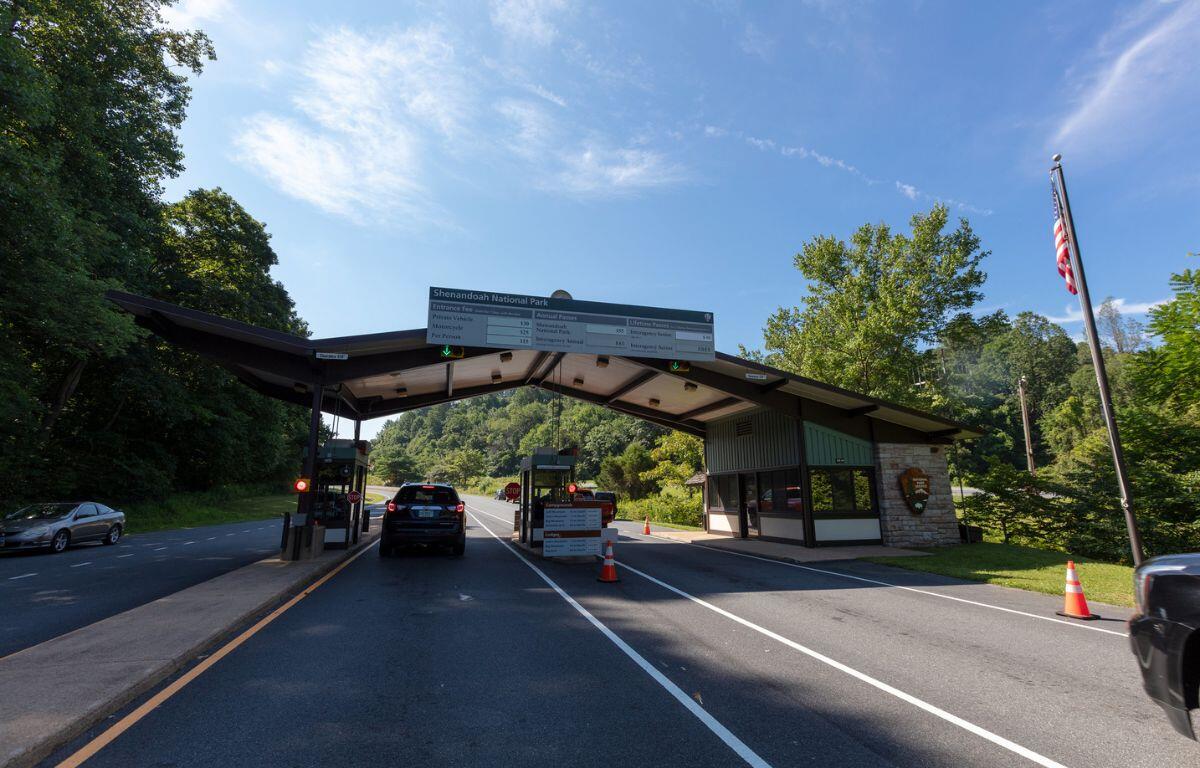 Swift Run Entrance Station Shenandoah National Park