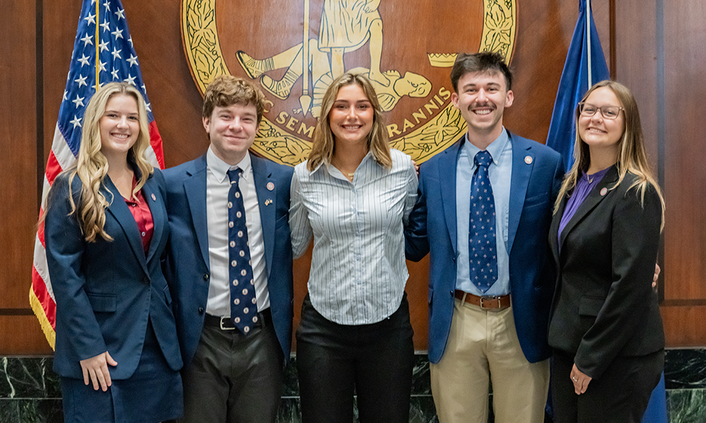 Governor's Fellows Program selected five students from JMU.