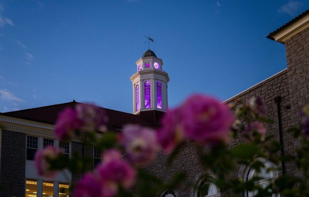 Aerial Sunset Vibrant Main Students Alumni Golden Wilson