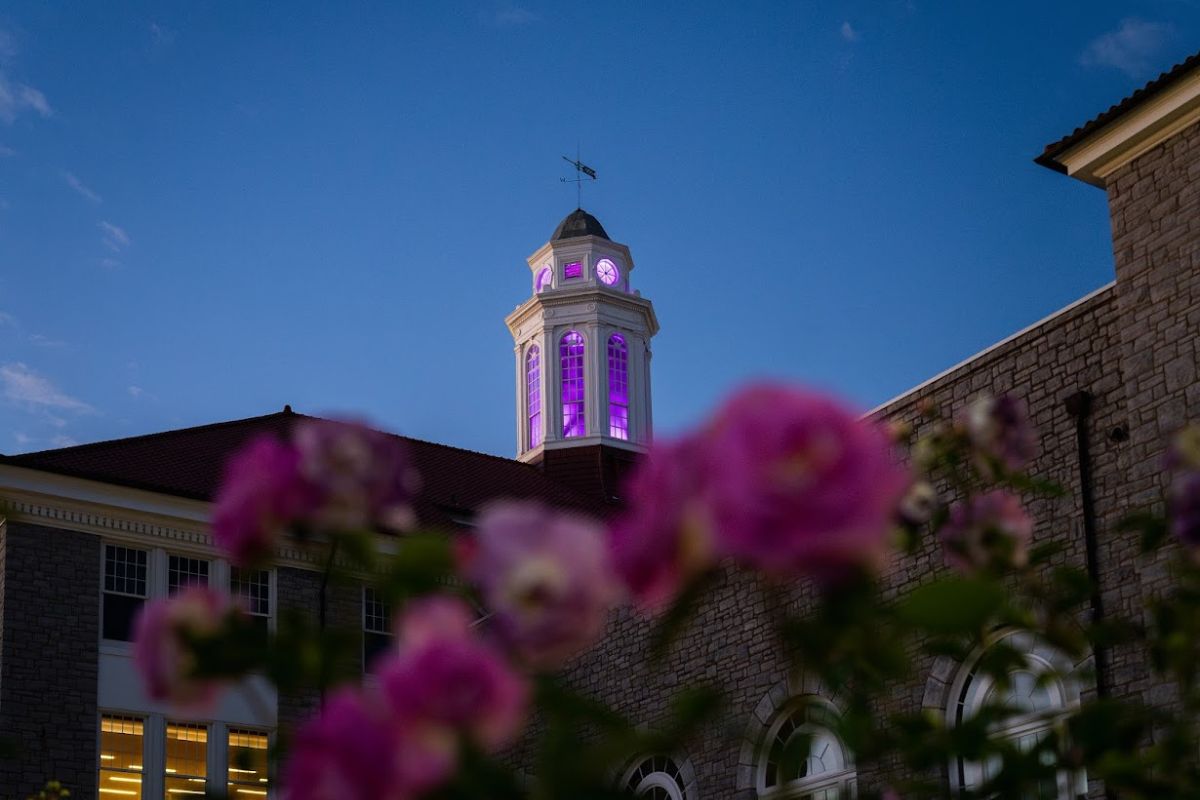 Aerial Sunset Vibrant Main Students Alumni Golden Wilson