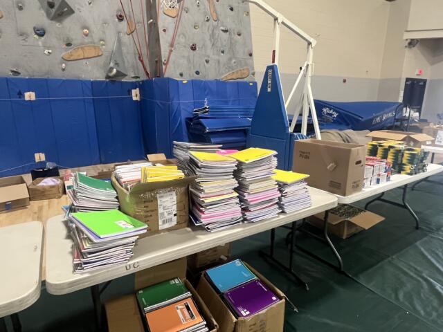 Pile of notebooks