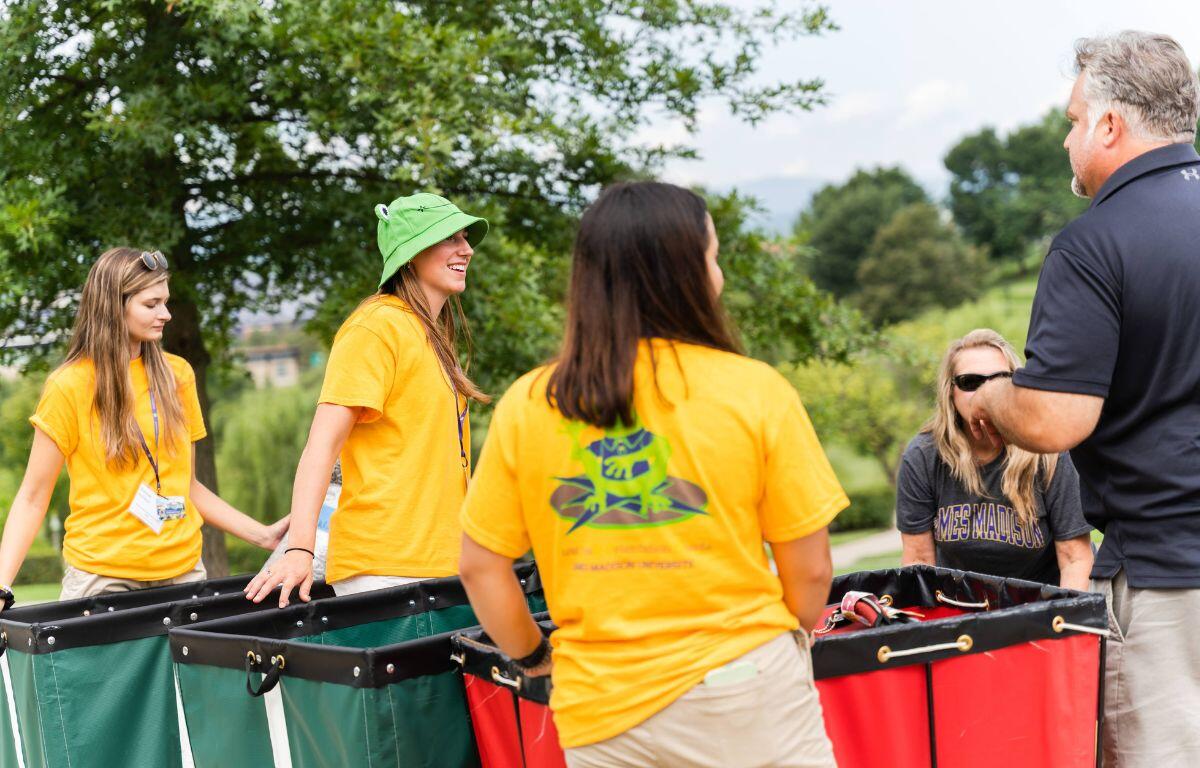 FROGS moving first-year students in
