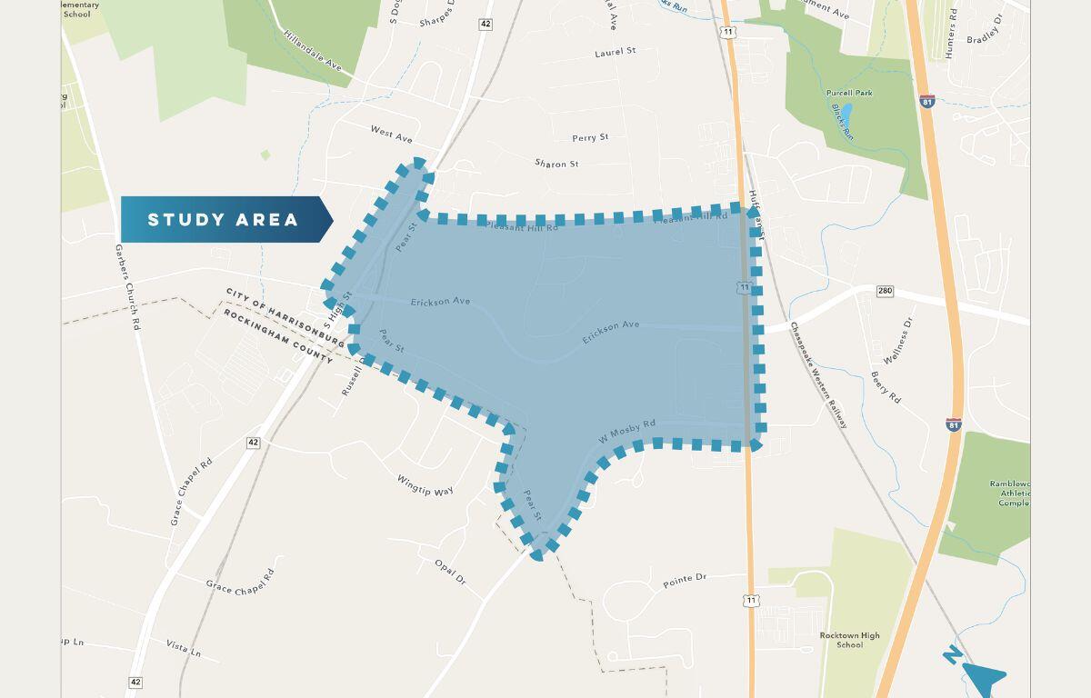 ) A map of the study area. A meeting will be held Sept. 18 for the public to learn more about this effort and provide their feedback.