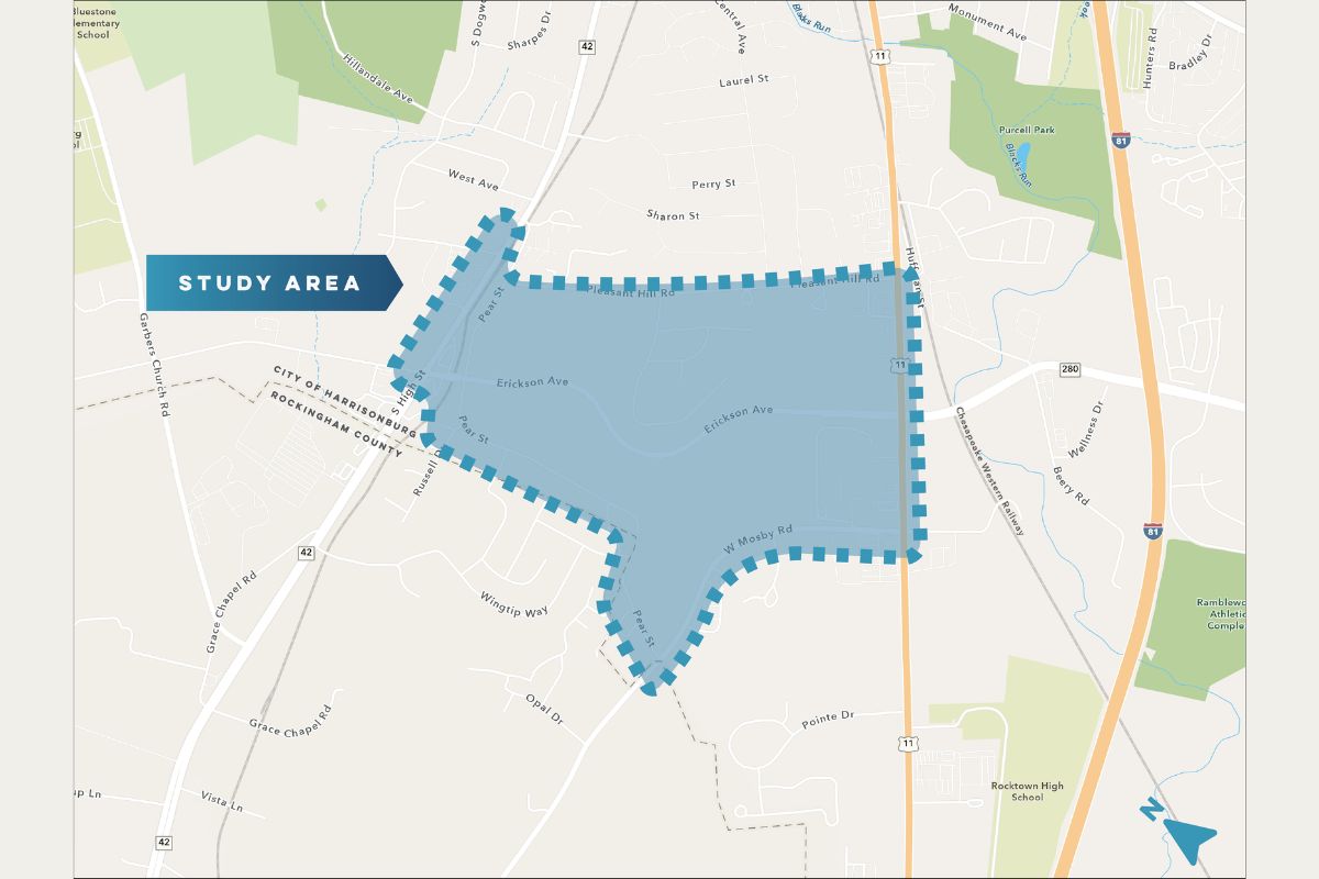 ) A map of the study area. A meeting will be held Sept. 18 for the public to learn more about this effort and provide their feedback.
