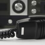 Up close of a radio