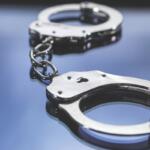 Up close of handcuffs