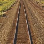 Overview of a railroad track