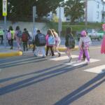 Waynesboro Public Schools Walk to school week last year