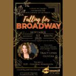 'Falling for Broadway: A Night of Cabaret' poster