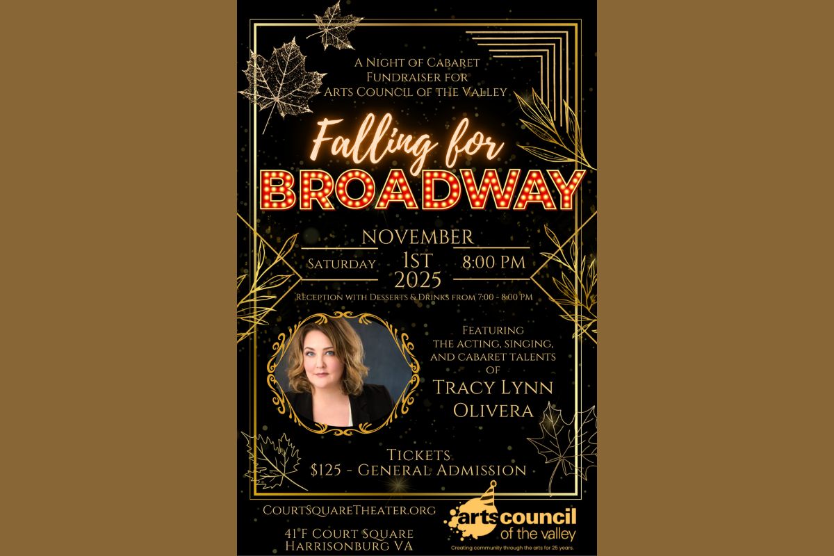 'Falling for Broadway: A Night of Cabaret' poster