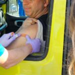 Drive-thru flu shot event from 2024.