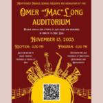 Omer “Mac” Long Auditorium poster