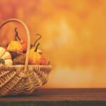 Basket of pumpkins