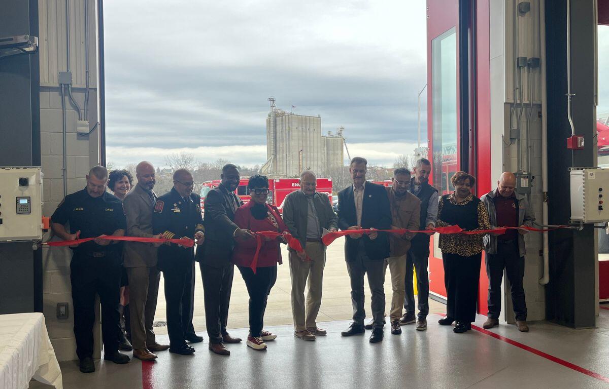 Fire Station #5 ribbon-cutting