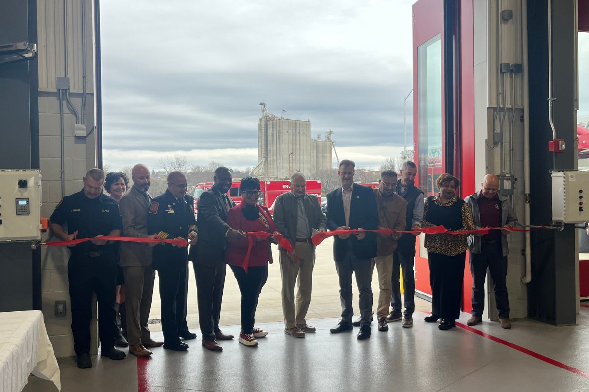 Fire Station #5 ribbon-cutting