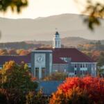 JMU Wilson Hall Fall Foliage