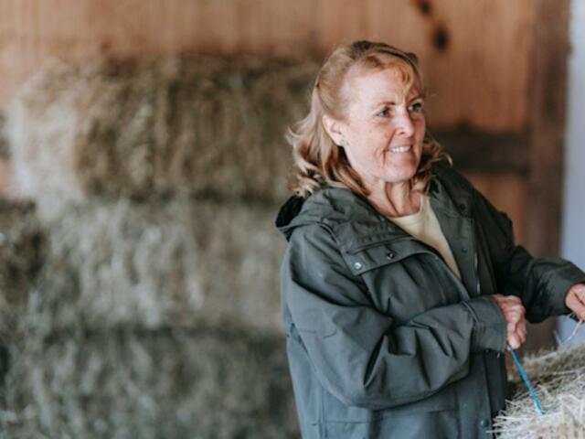 About a third of all female farmers in Virginia farm full-time.