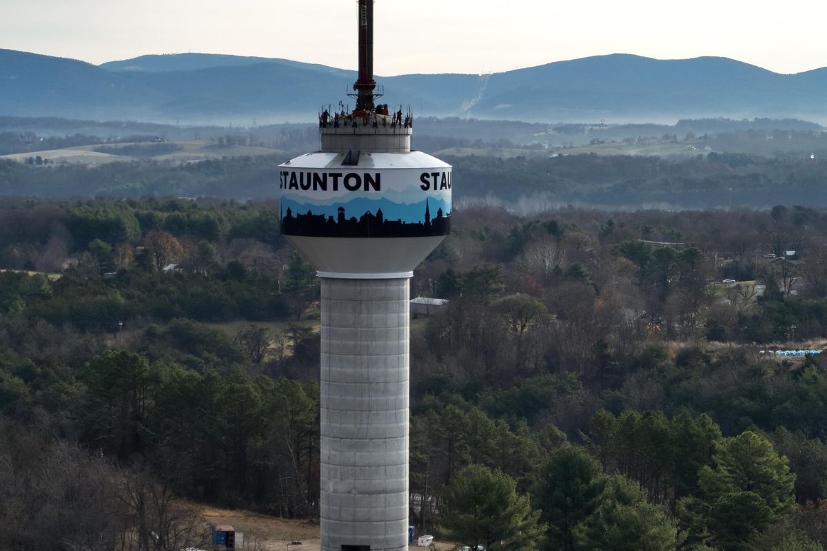 City of Staunton new water tower