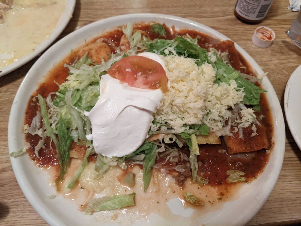 Food from El Charro Mexican Restaurant