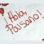 Hola Paisano title in icing on the cake