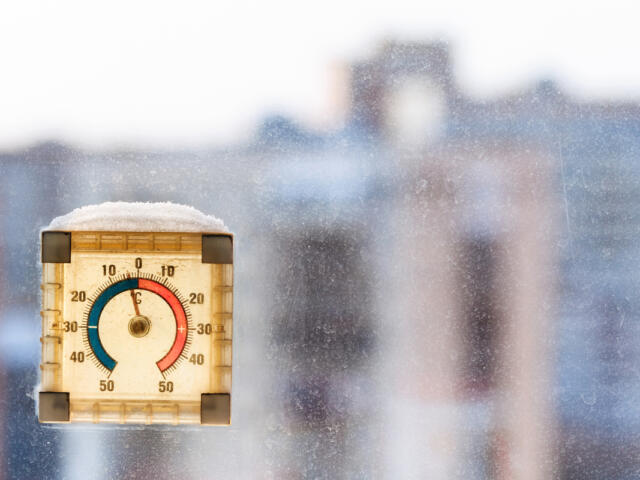 cold thermometer zero