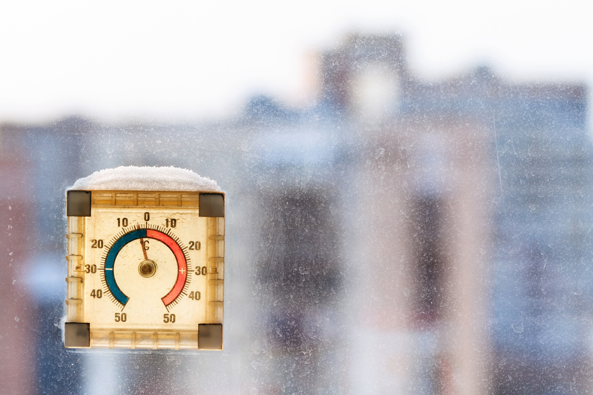 cold thermometer zero