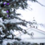 Wilson Hall during winter