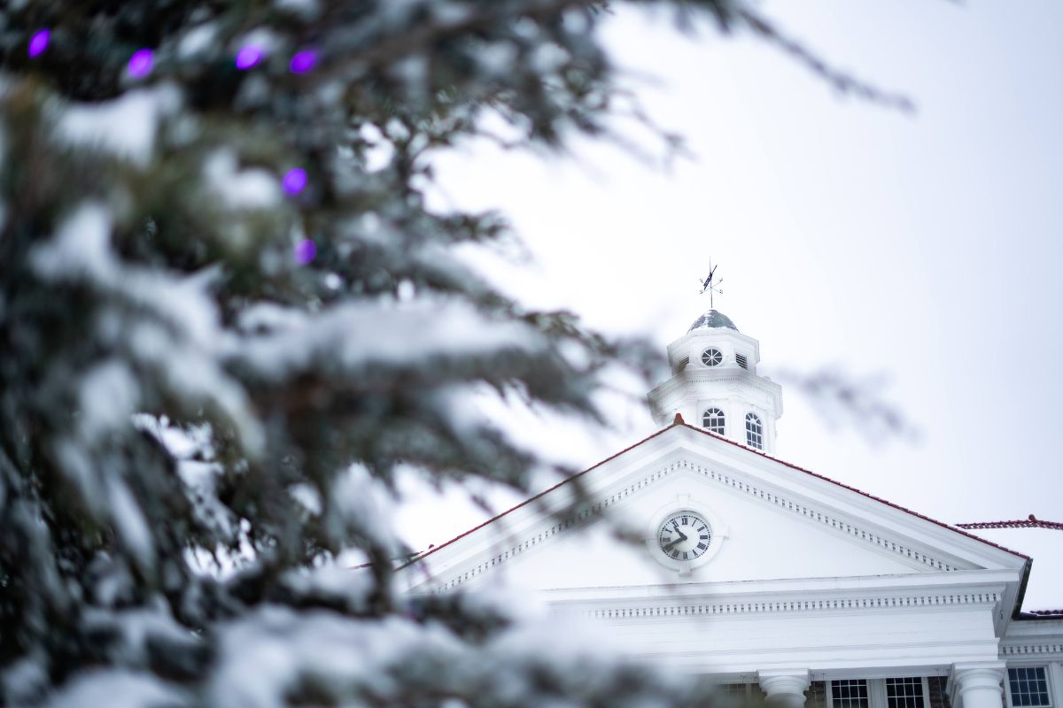 Wilson Hall during winter