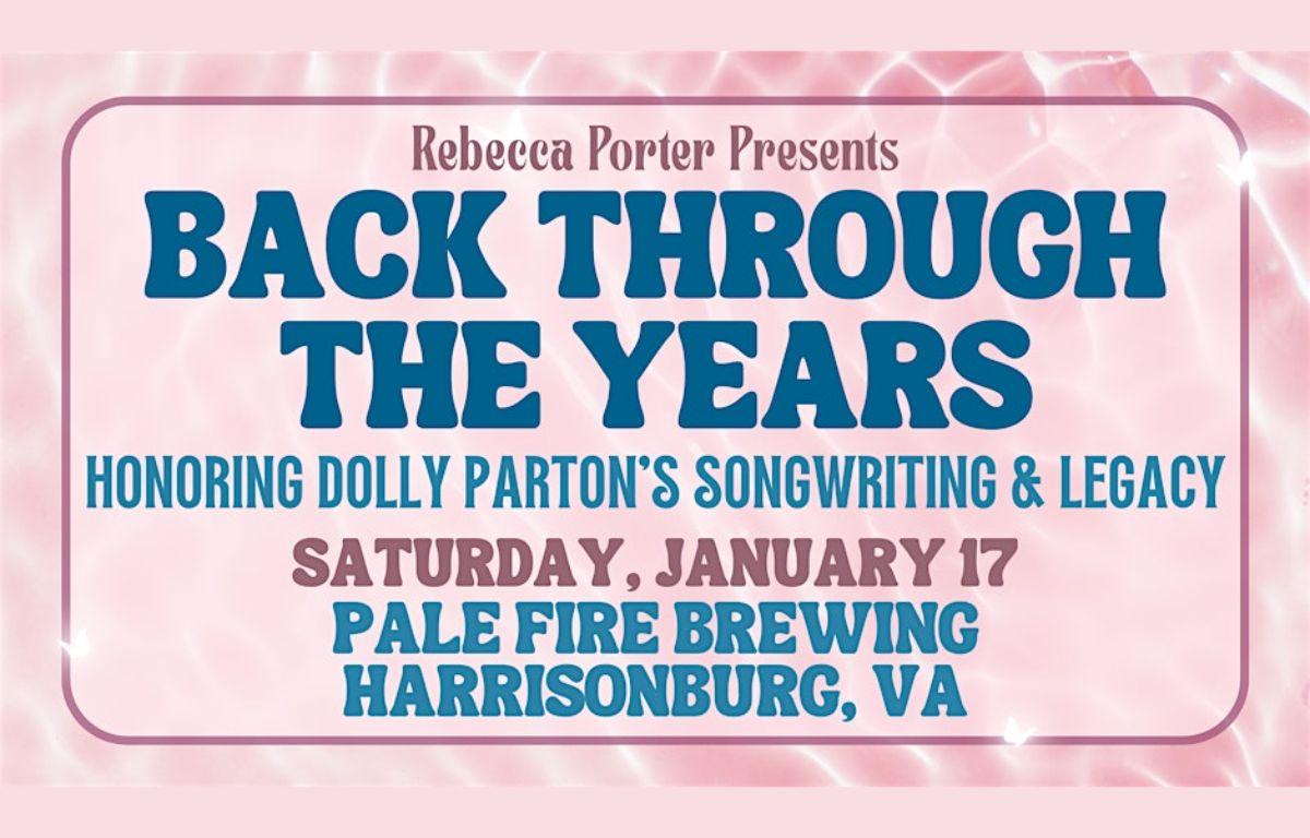 Back Through The Years - Honoring Dolly Parton's Songwriting & Legacy banner