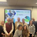 Tim Kaine with HCHC members