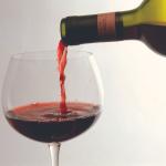 Pouring a glass of wine