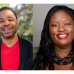 David Evans (left) and Cora Dickey (right)