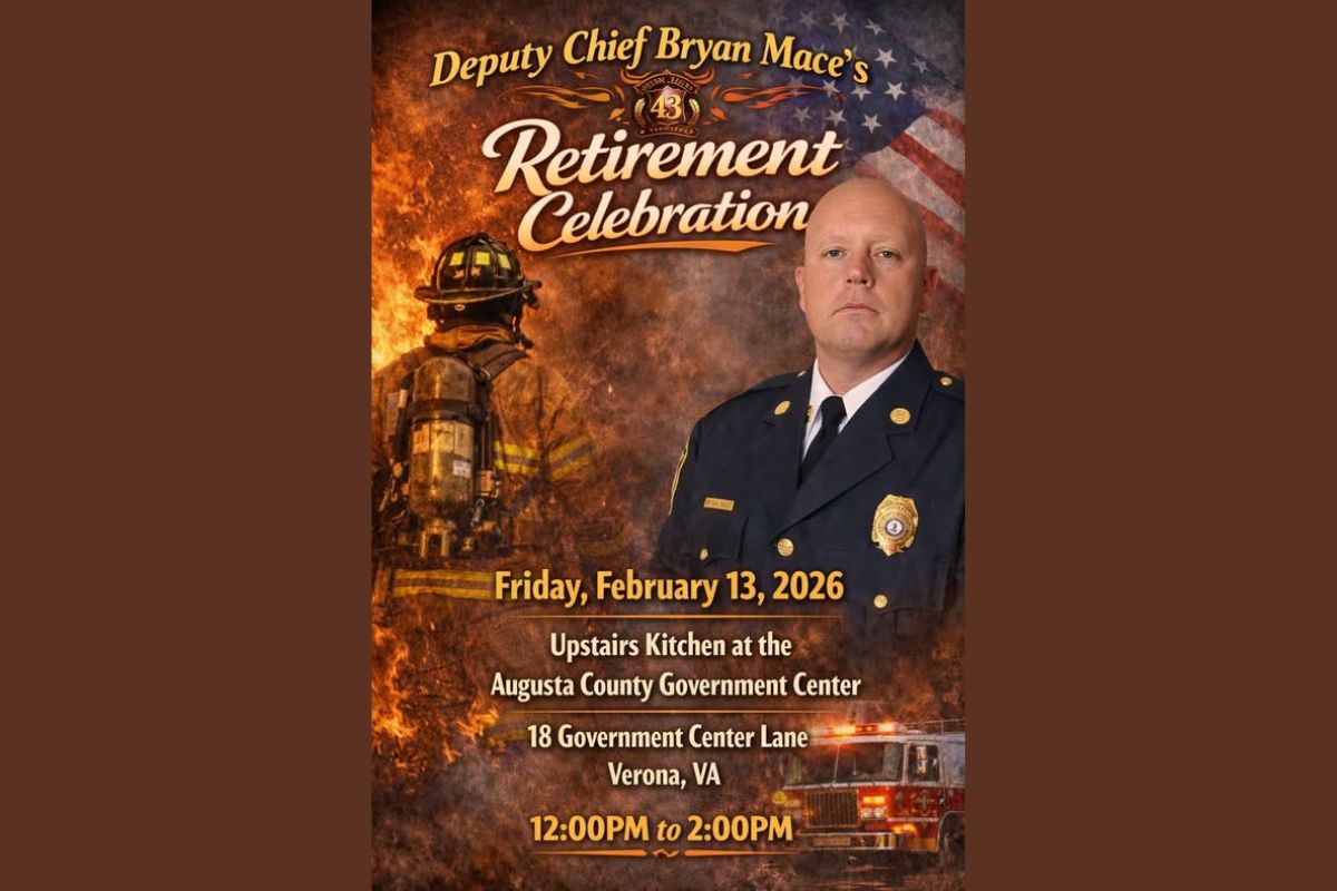 Deputy Fire Chief Bryan Mace Retirement Celebration poster