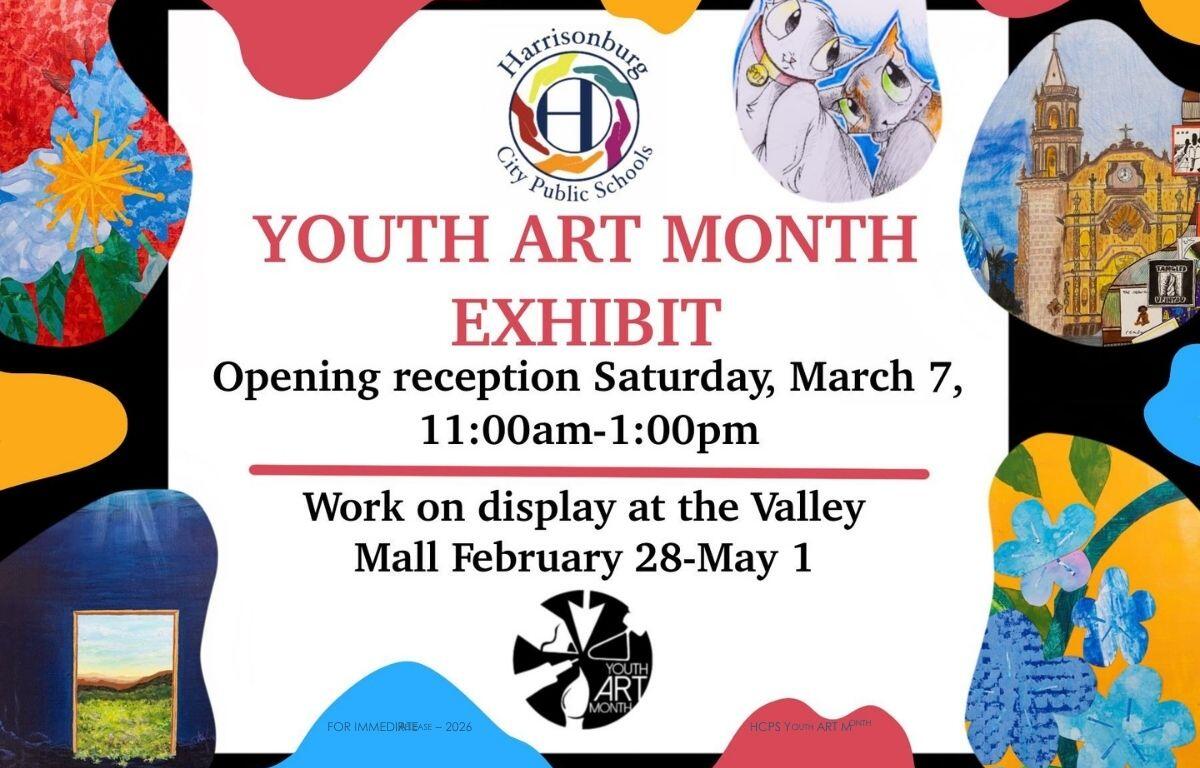 Youth Art Exhibit poster