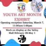 Youth Art Exhibit poster
