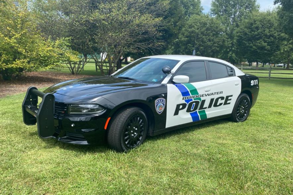 A photo of a Bridgewater Police car.