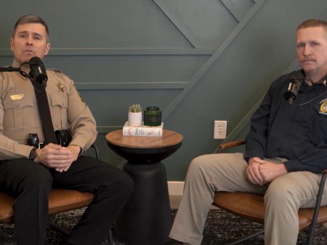 Sheriff Bryan Hutcheson and Chief Probation and Parole Officer Joseph Smith